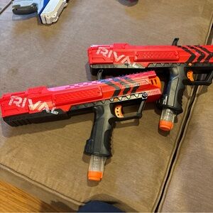 Nerf Rival Apollo XV-700 Blaster‎ Kids OS Red Good 2-Pack Spring Action Toy Guns